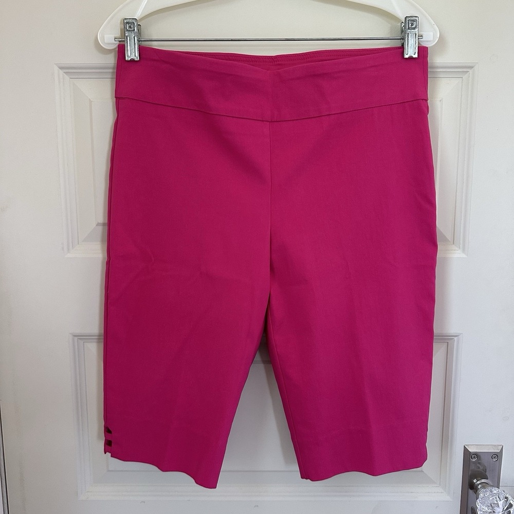 Vintage Ruby Rd Pink Pull Up Women's Capri Pants Size 8